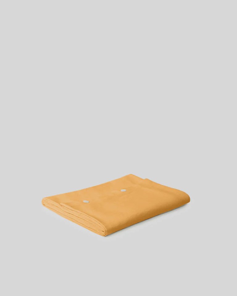 Marcel Linen Duvet Cover - Mustard