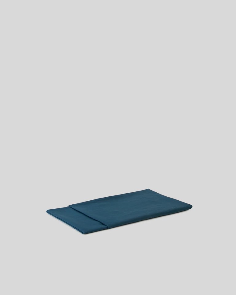 Marcel Linen Flat Sheet - Adriatic - Adriatic