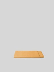 Marcel Linen Flat Sheet - Mustard