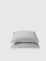 Marcel Linen Pillowcases (Pair) - Glacier - Glacier