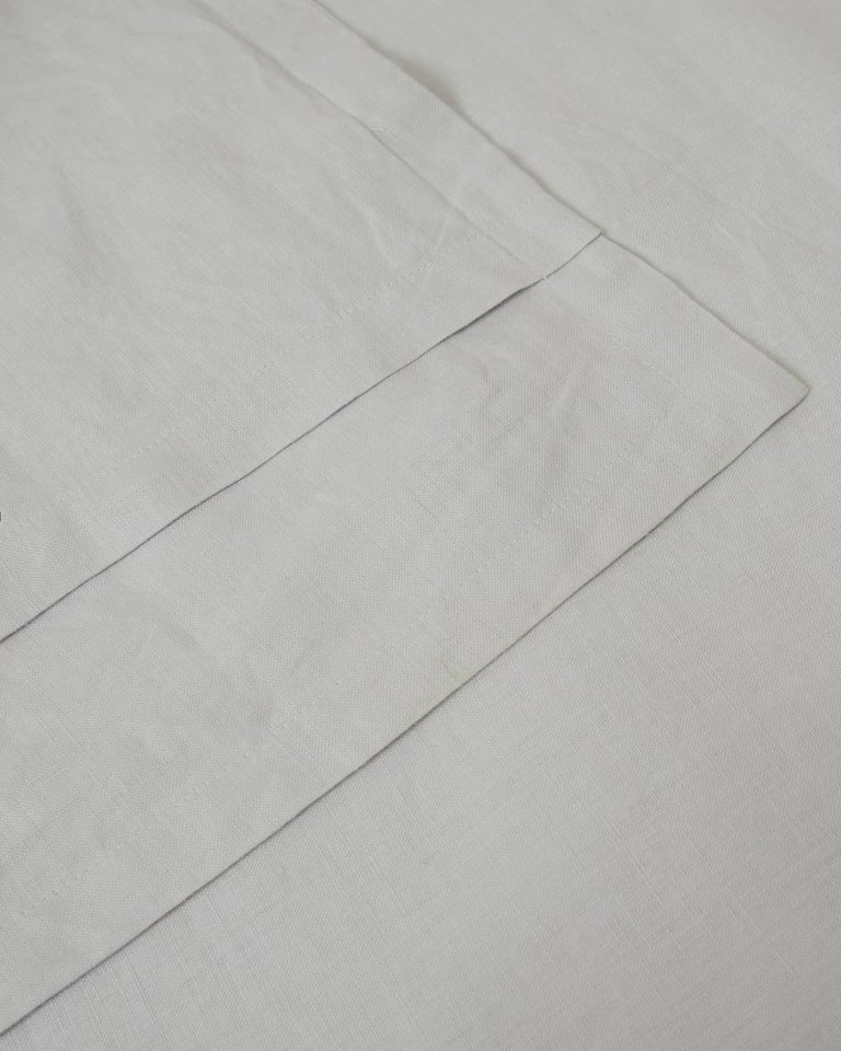 Marcel Linen Pillowcases (Pair) - Glacier