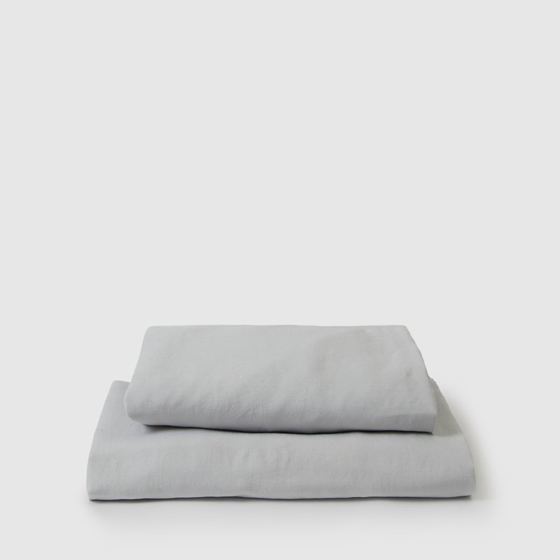 Sunday Morning Marcel Linen Sheet Set In White