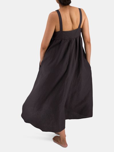 Sunday Morning Raya Linen Midi Strap Dress product