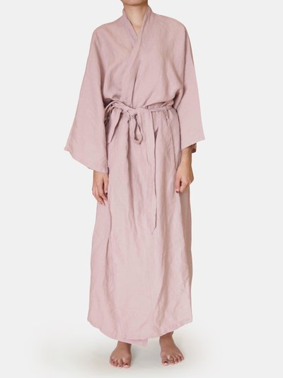 Sunday Morning Sai Full-Length Linen Robe product