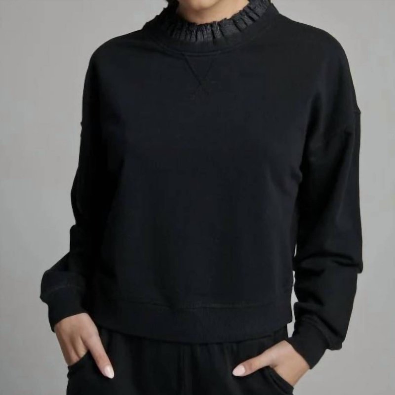 Shop Sundays Lucie Sweatshirt In Black