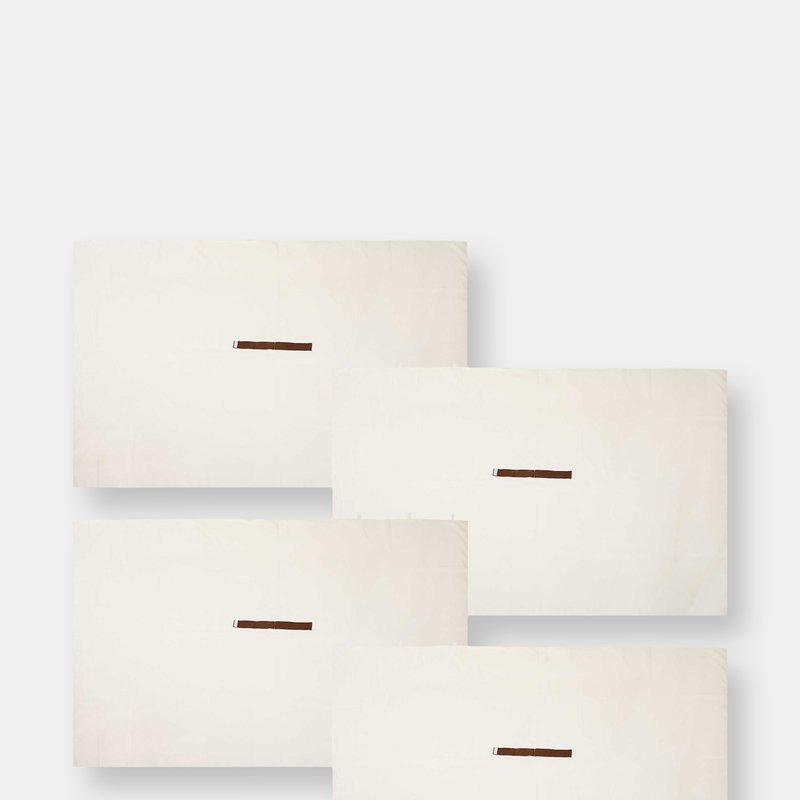 Sunnydaze Decor 10' X 10' Replacement Sidewall Set For Gazebo 4-piece Kit Polyester In White