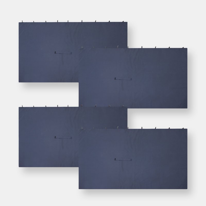 Sunnydaze Decor 10' X 13' Replacement Sidewall Set For Gazebo 4-piece Kit In Blue