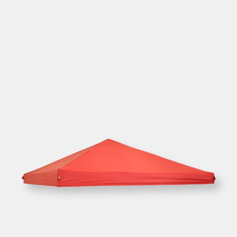 Sunnydaze Decor 10x10 Foot Standard Pop-up Canopy Shade In Red