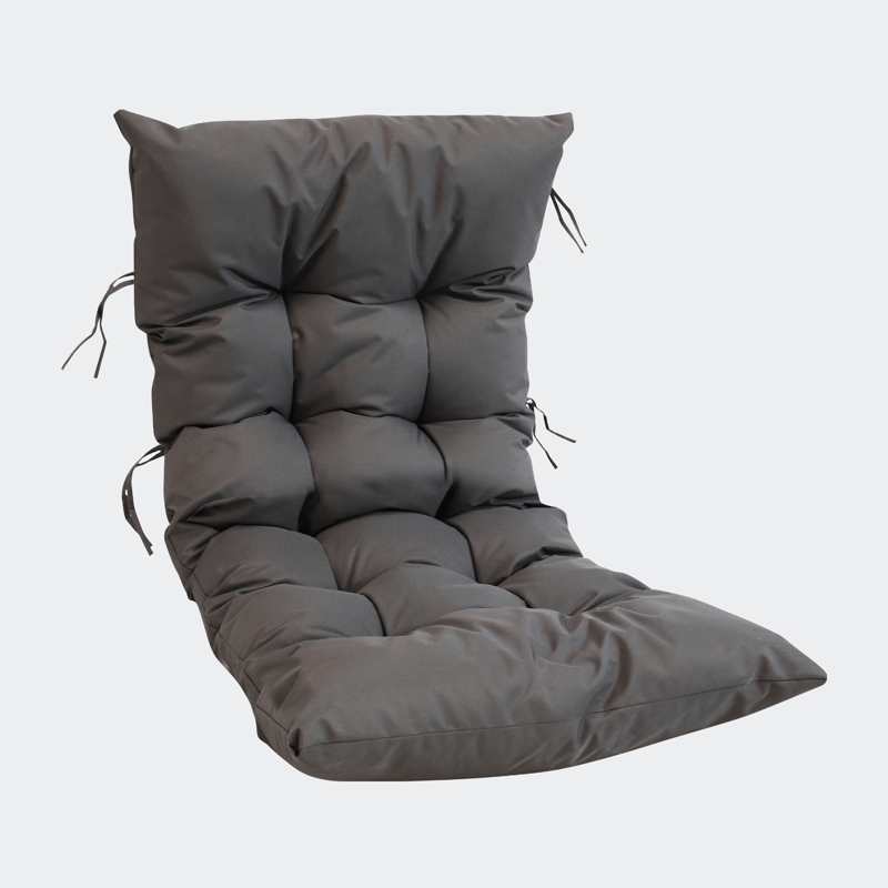 Sunnydaze Decor Basket Chair Cushion In Grey