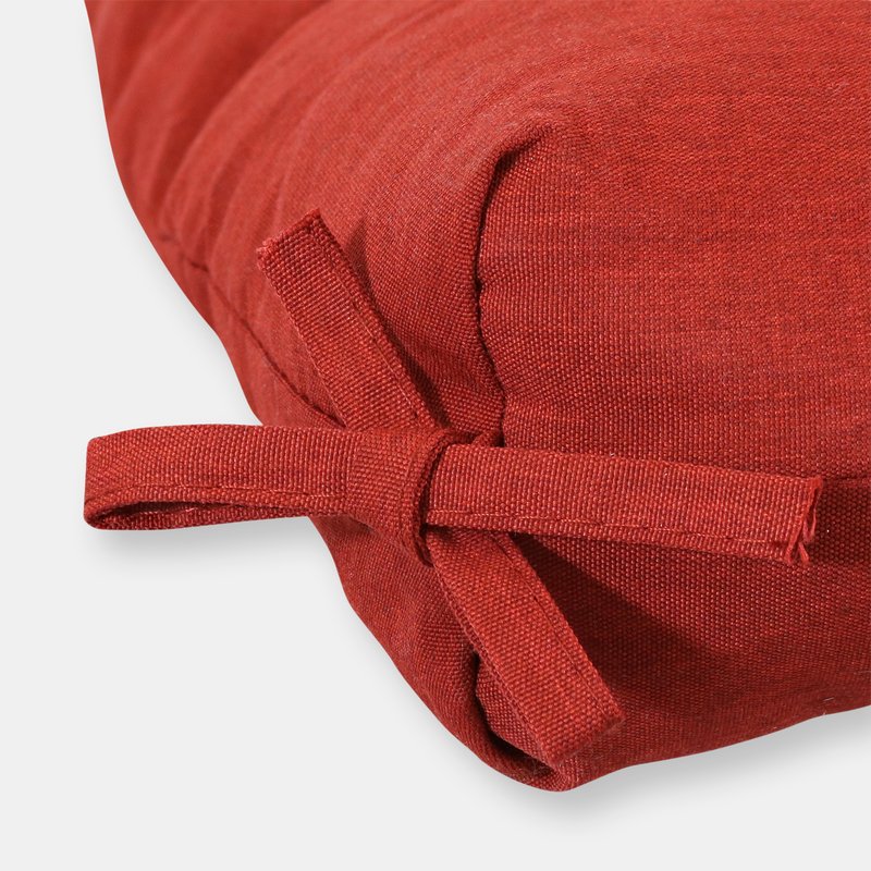 Shop Sunnydaze Decor Outdoor Replacement Cushion For Backyard Patio Lounge Chair Tufted Olefin Blue In Red
