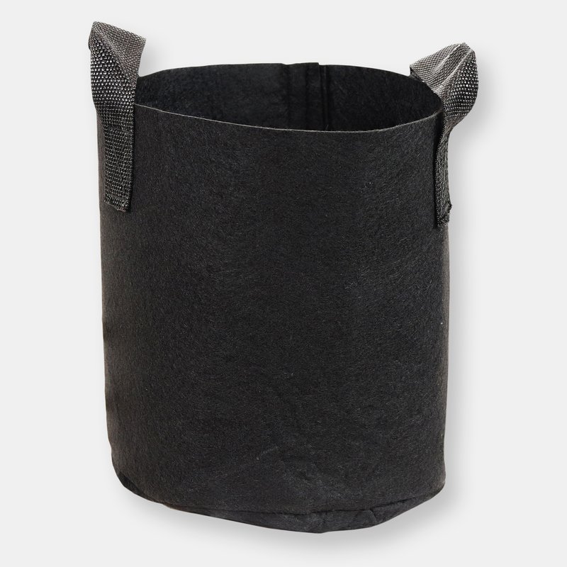 Sunnydaze Decor Plant Grow Bag With Handle Non-woven Fabric Garden Container Pot In Black