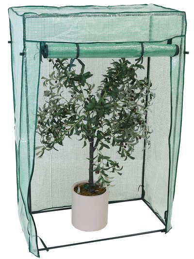 Sunnydaze Decor Sunnydaze Large Iron Polyethylene Cover Portable Plant Greenhouse - Green product