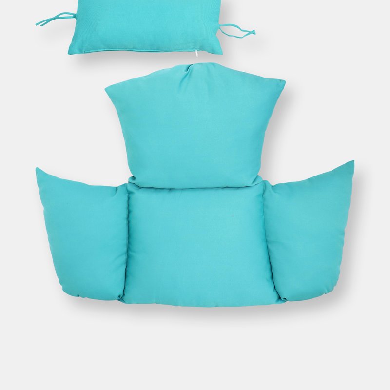 Sunnydaze Decor Sunnydaze Replacement Cushion Set For Penelope And Oliver Egg Chairs In Blue
