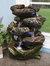 Tabletop Indoor Water Fountain Led Lights 14" 5-Step Rock Falls Waterfall Decor