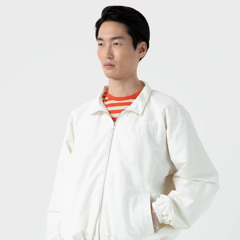 Shop Sunspel Ripstop Army Jacket In White