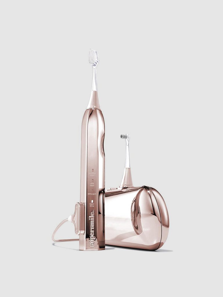 Zina45™ Deluxe Sonic Pulse Toothbrush - Rose Gold