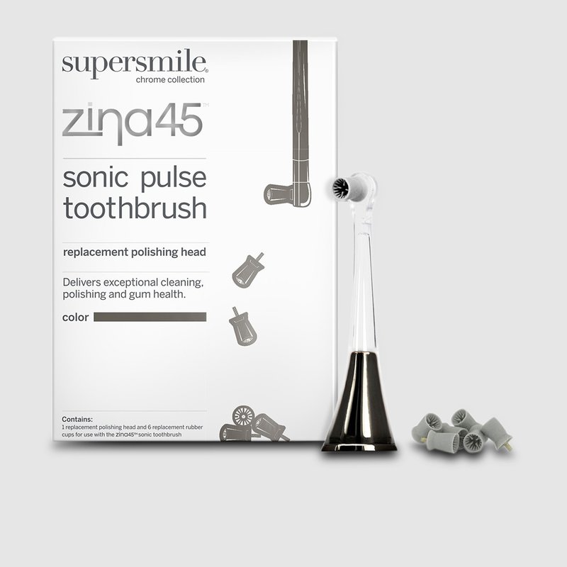 Supersmile Zina45™ Sonic Pulse Polishing Head Replacement Head In Black