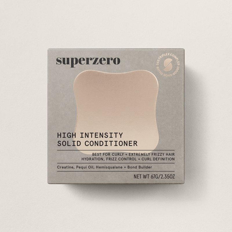 Superzero High Intensity Deep Conditioner Bar For Curly Hair Or Extreme Frizz