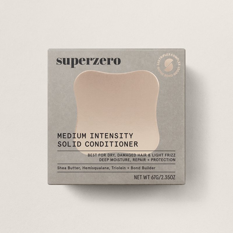 Superzero Medium Intensity Conditioner For Dry, Damaged Hair And Light Frizz