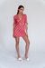 Èze Wrap Dress - Pink Batik