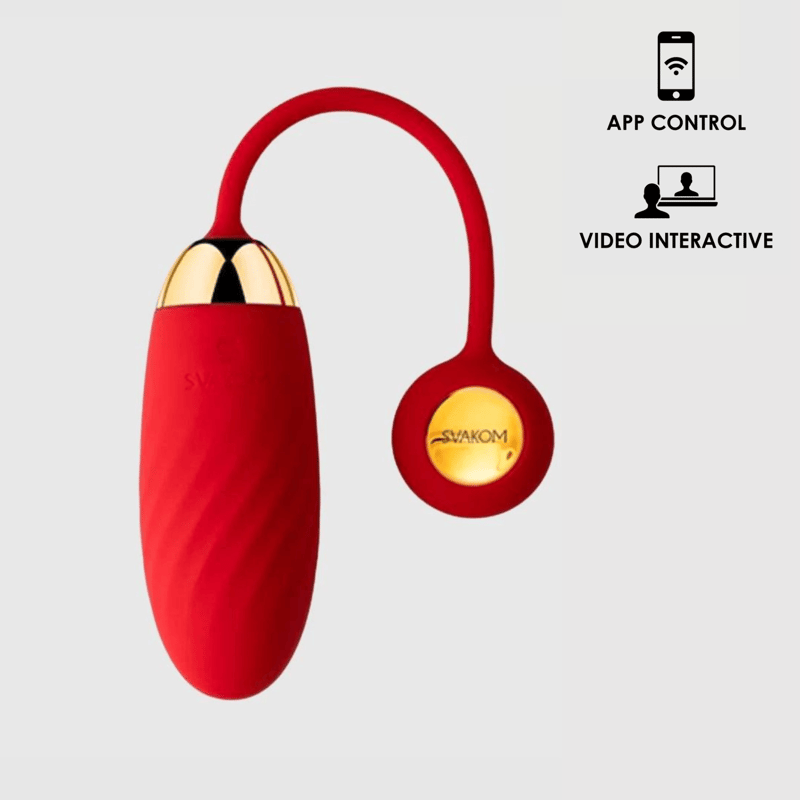 Svakom Ella Neo Interactive Vibrating Bullet With App In Red