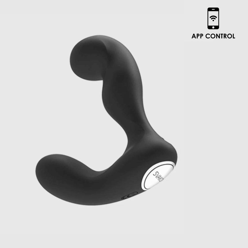 Svakom Iker App-controlled Prostate And Perineum Vibrator In Black