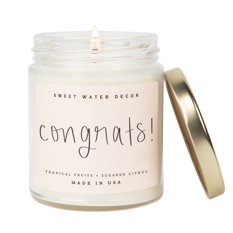 Sweet Water Decor Congrats! Soy Candle