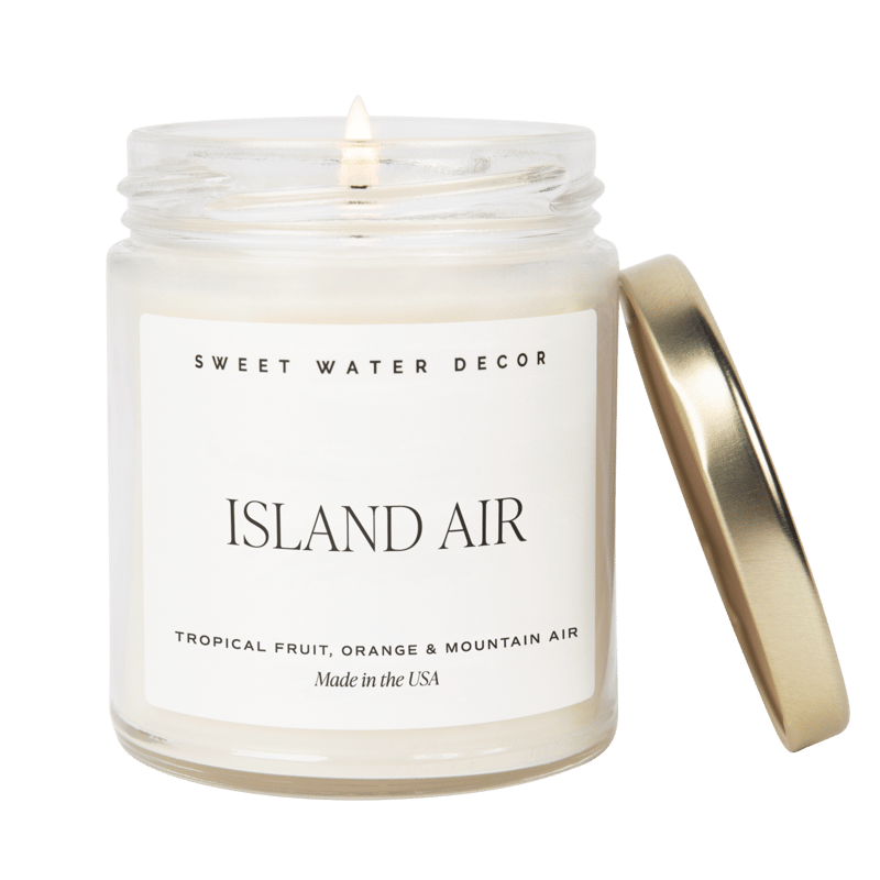 Sweet Water Decor Island Air Soy Candle In White