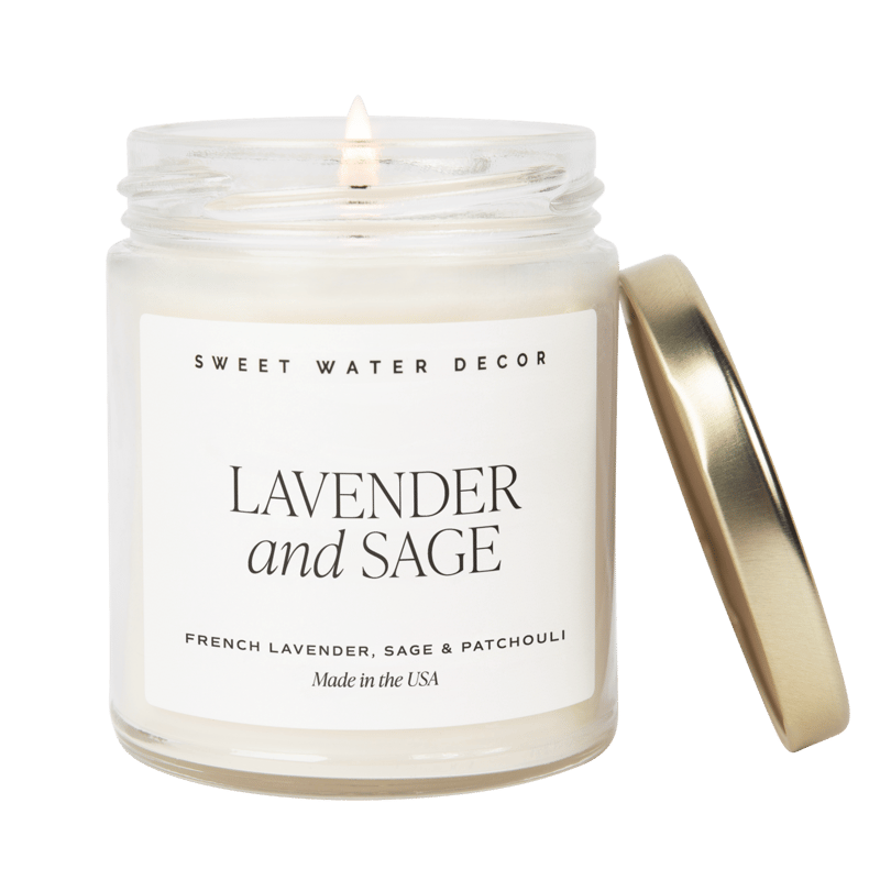 Sweet Water Decor Lavender And Sage Soy Candle