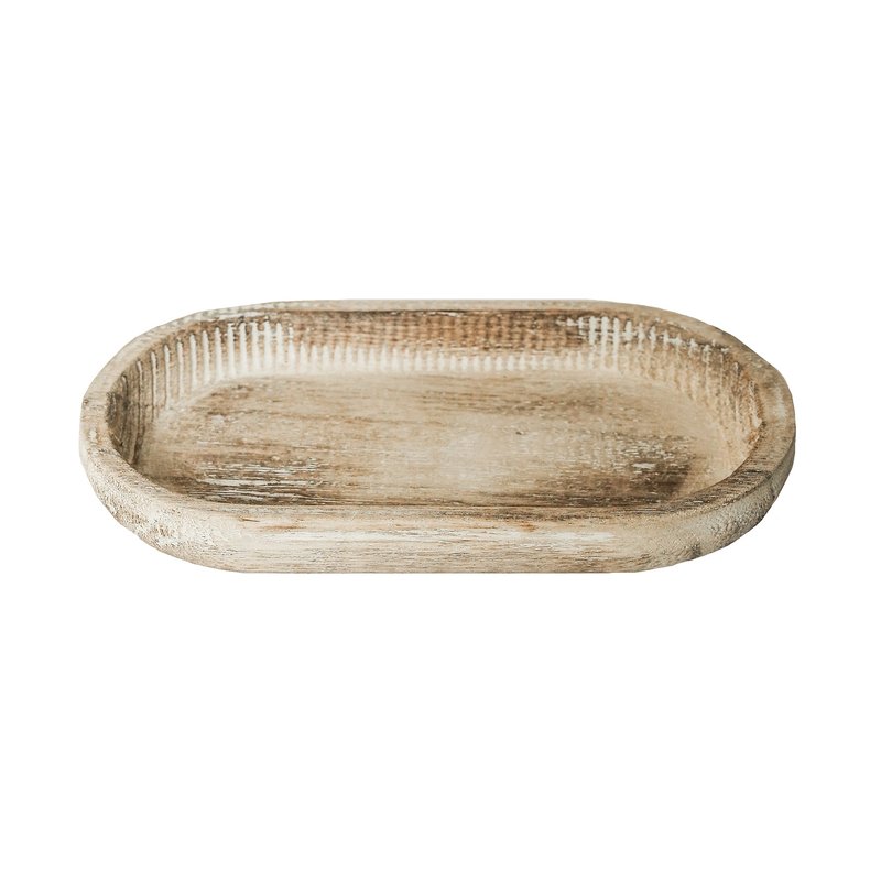 Sweet Water Decor Rustic Wood Tray In Brown