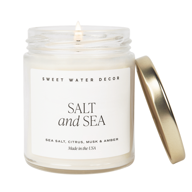 Sweet Water Decor Salt And Sea Soy Candle