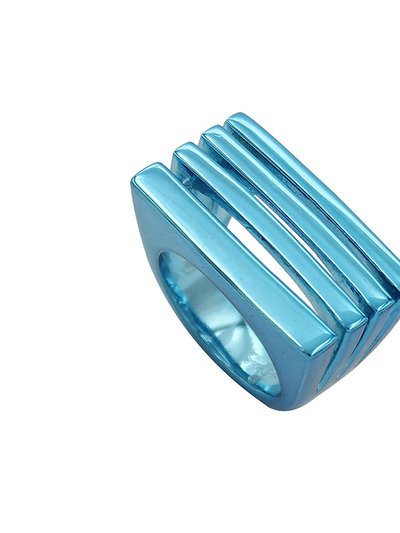 Syd + Pia Jewelry Leah 4 In 1 Turquoise Plated Stacked Ring product