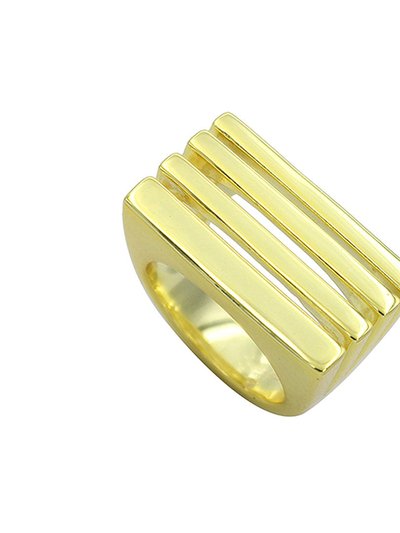 Syd + Pia Jewelry Leah 4 In 1 Yellow Plated Stacked Ring product