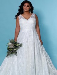 Iris Wedding Dress - Ivory