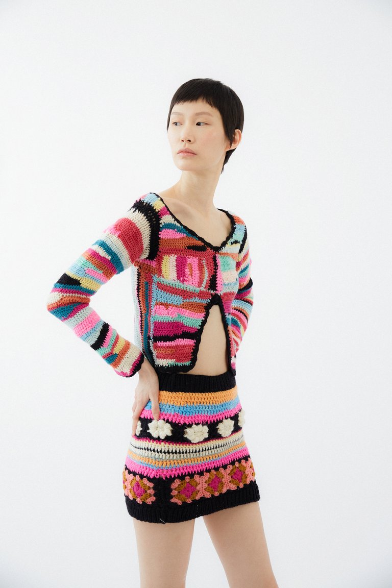 Capella Crochet Top - Multi