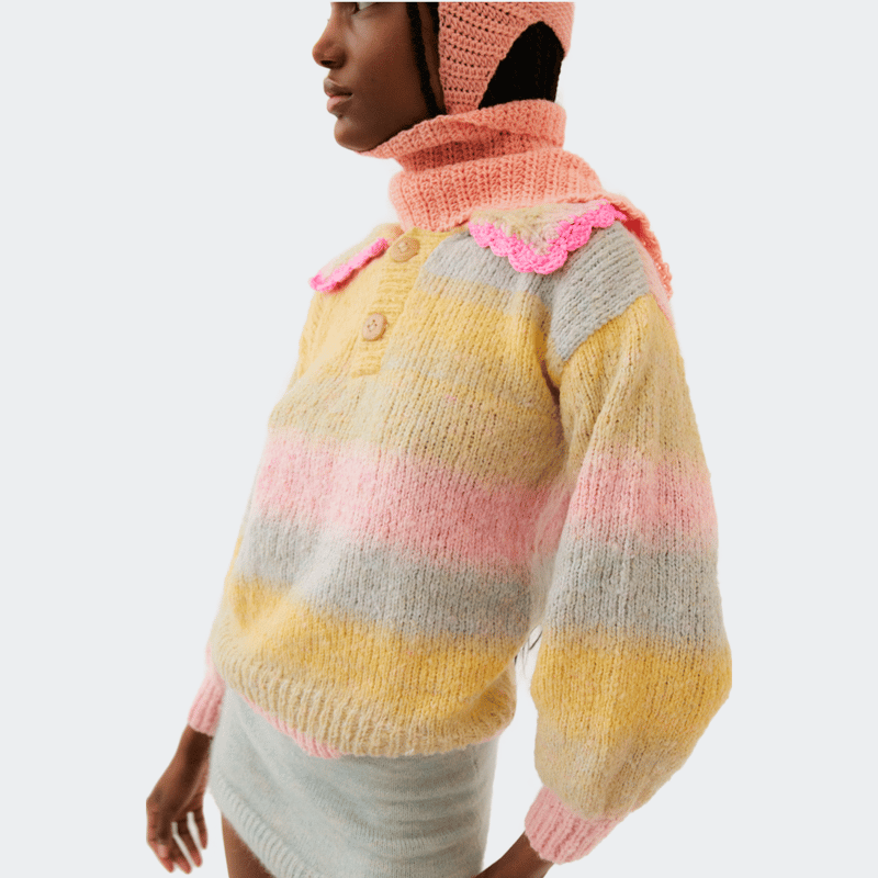 Tach Clothing Sheila Knit Sweater In Pink