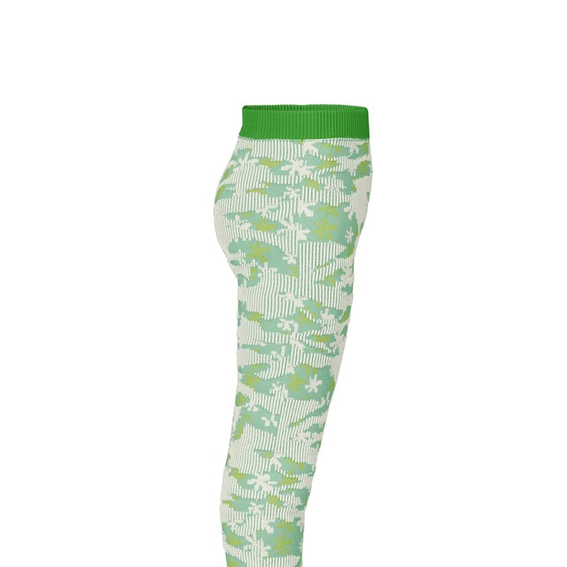 Tai&momo Kids'  Terri Jacquard Knit Pants In Green