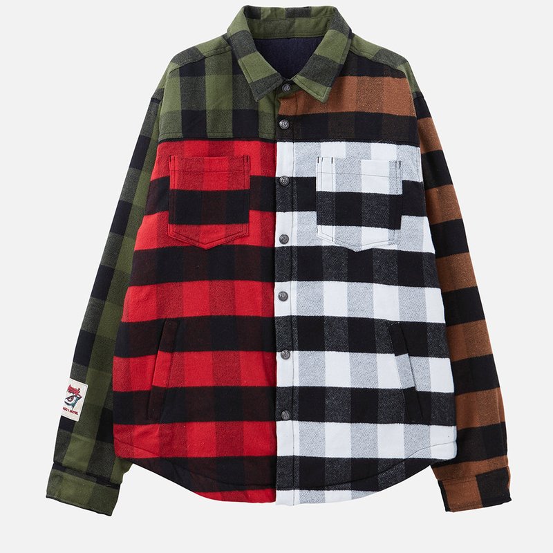 Tango Hotel Abstrk Flannel Jacket In Red