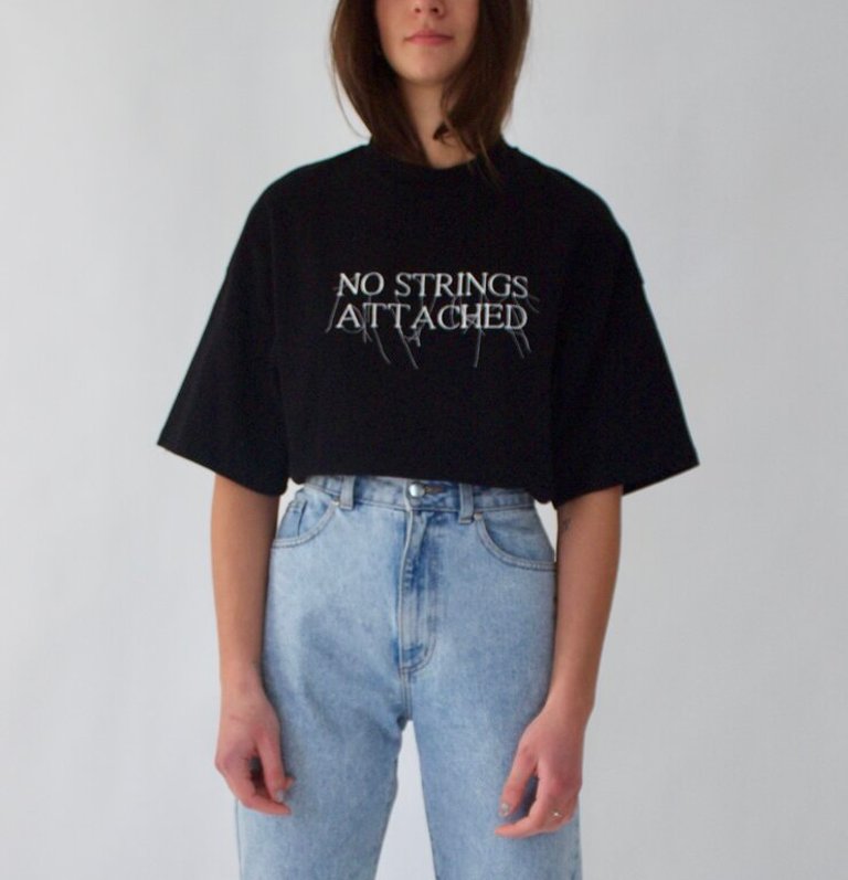 No Strings Attached Tee - Black