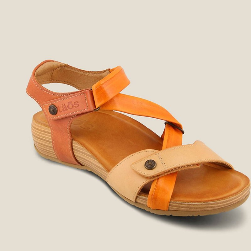 Shop Taos Women's Multiverse Sandal In Orange