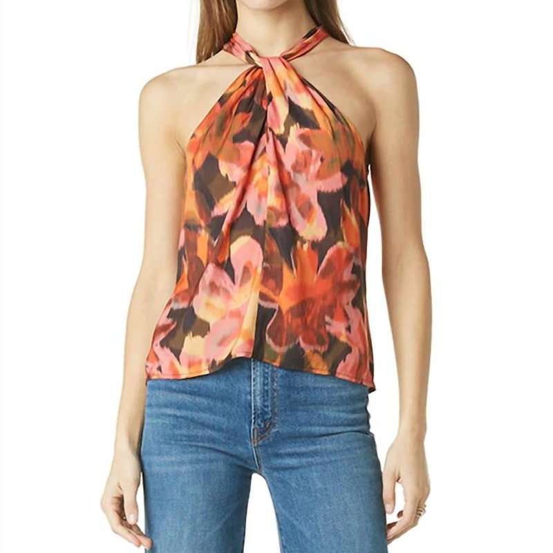 Shop Tart Collections Quency Top In Bromeliad Ikat In Red