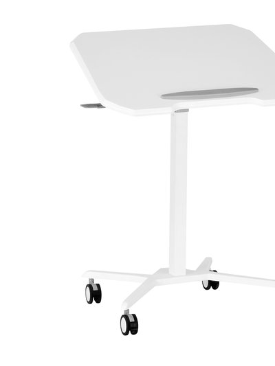 Techni Mobili Sit To Stand Mobile Laptop Computer Stand With Height Adjustable And Tiltable Tabletop product