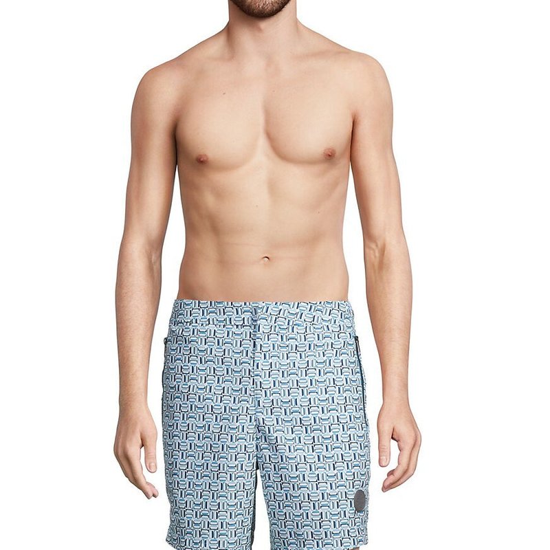 Shop Ted Baker Men's Crabbe Polo Swim Shorts, Blue