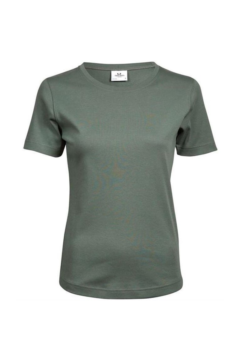 Tee Jays Ladies Interlock T-Shirt (Leaf Green) - Leaf Green