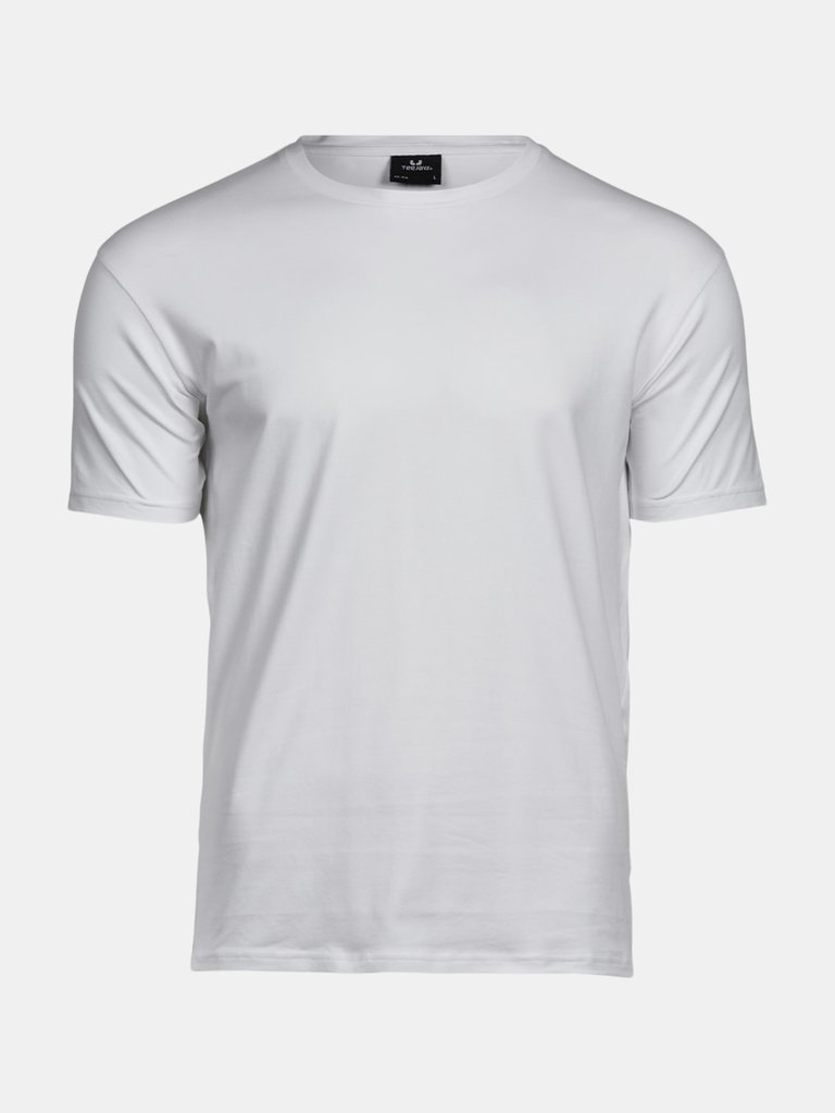 Tee Jays Mens Stretch T-Shirt - White