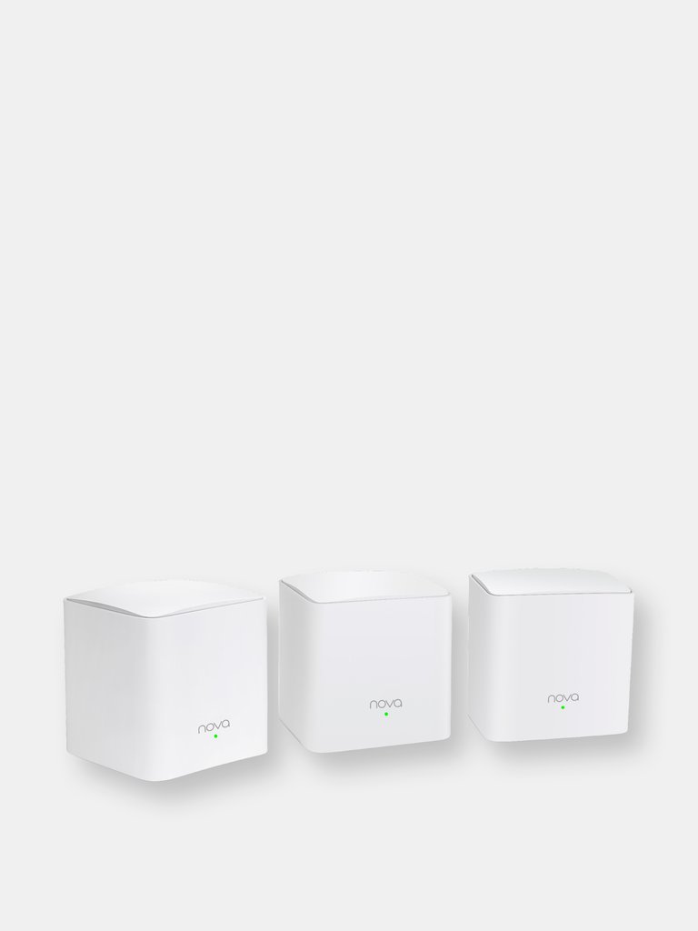 Tenda Whole Home Mesh WiFi System - Dual Band Gigabit AC1200 Router Replacement, Works with Amazon Alexa