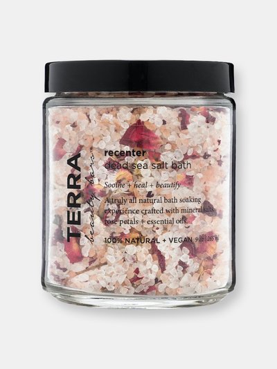 Terra Beauty Products Recenter Mineral Salt Bath Soak product