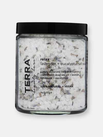 Terra Beauty Products Relax Lavender + Eucalyptus Salt Bath Soak product
