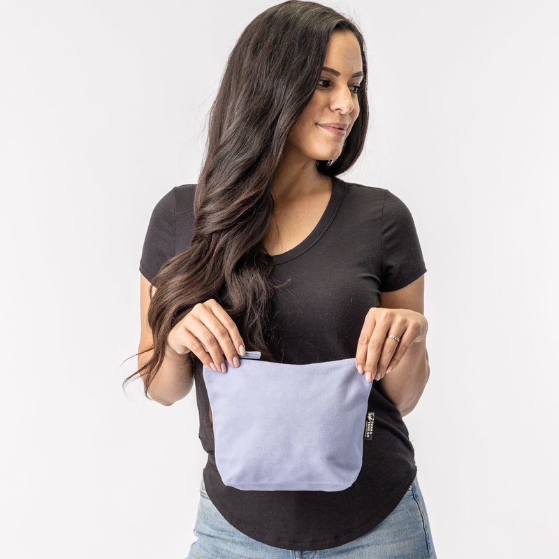 Terra Thread Eco Friendly Makeup Bag In Purple