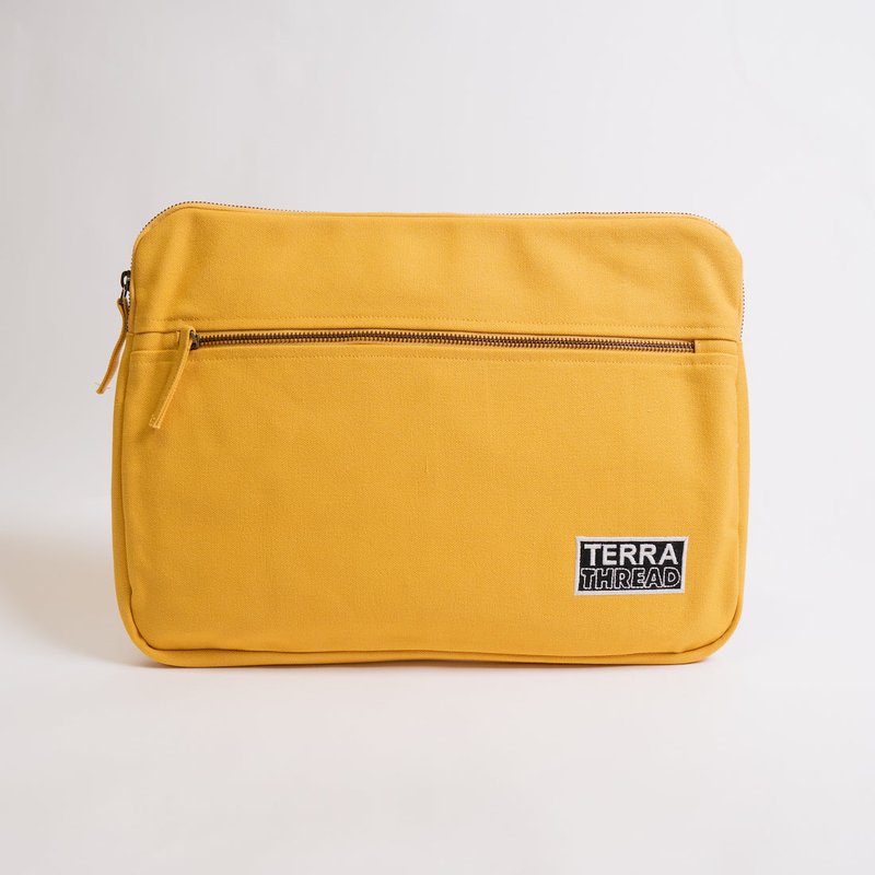 Terra Thread Laptop Sleeve 15 Inches In Yellow